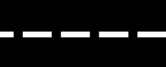 Ženklinimas 1.6 — an approach line with long dashes