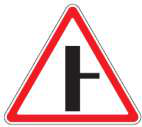 Ženklas 109 — Side road on the right