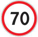 Ženklas 329 — Speed limit