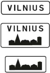 Ženklas 550 — Built-up area